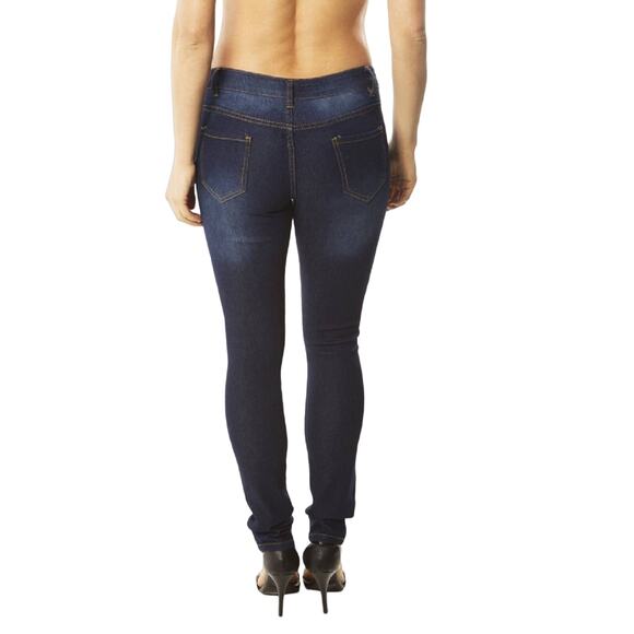 YRL Fantasy Blue Skinny Jeans Size 3 NEW - Picture 4 of 5